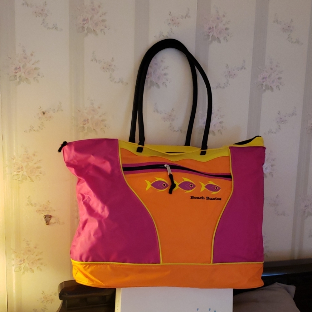 Huge never used beach bag